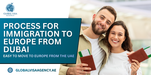 process for immigration to Europe from Dubai